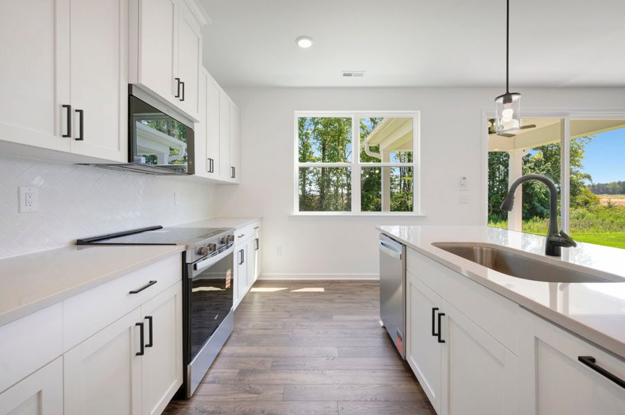 Furnished interior view inside a new home in Providence Creek, Fuquay Varina (Image 8).