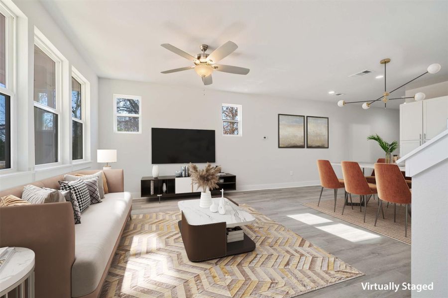 Virtually Staged Photo Depiction