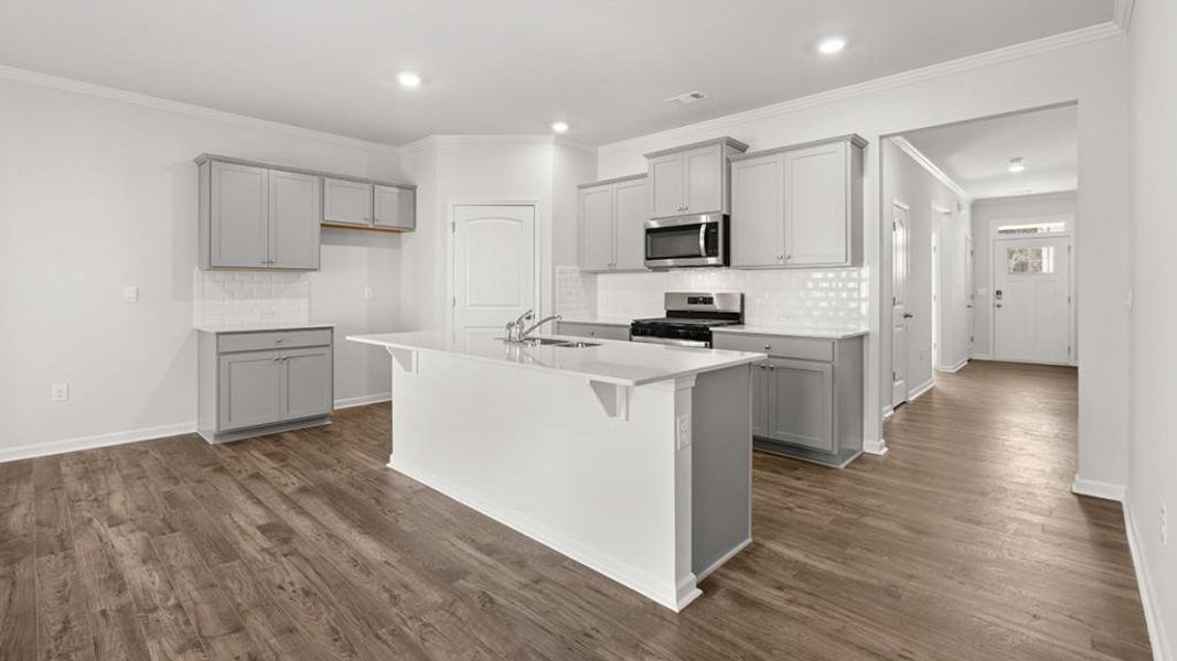 Furnished interior view inside a new home in Northberry, Rome (Image 9). Furnished interior view inside a new home in Northberry, Rome (Image 9).