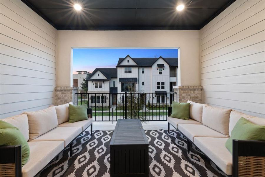 Exterior details and patio area of a home in , McKinney (Image 4).