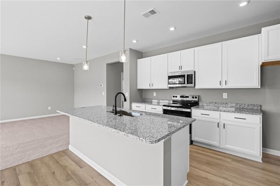 Furnished interior view inside a new home in Twin Lakes, Hoschton (Image 9). Furnished interior view inside a new home in Twin Lakes, Hoschton (Image 9).