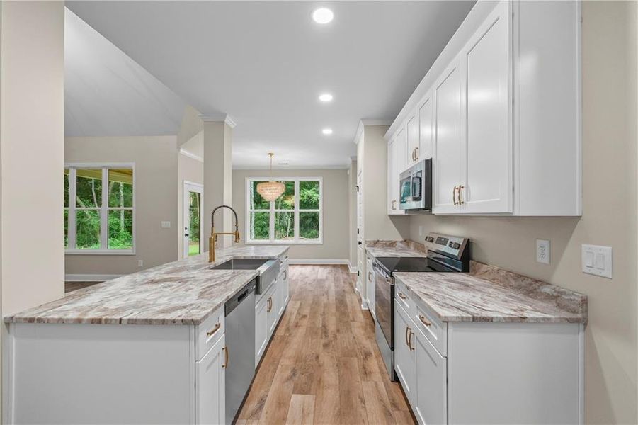 Furnished interior view inside a new home in , Nicholson (Image 15).