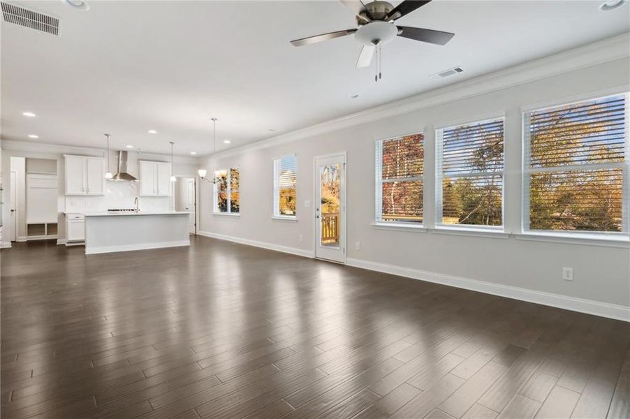 Spacious, unfurnished interior of a new home in , Flowery Branch (Image 15). Spacious, unfurnished interior of a new home in , Flowery Branch (Image 15).