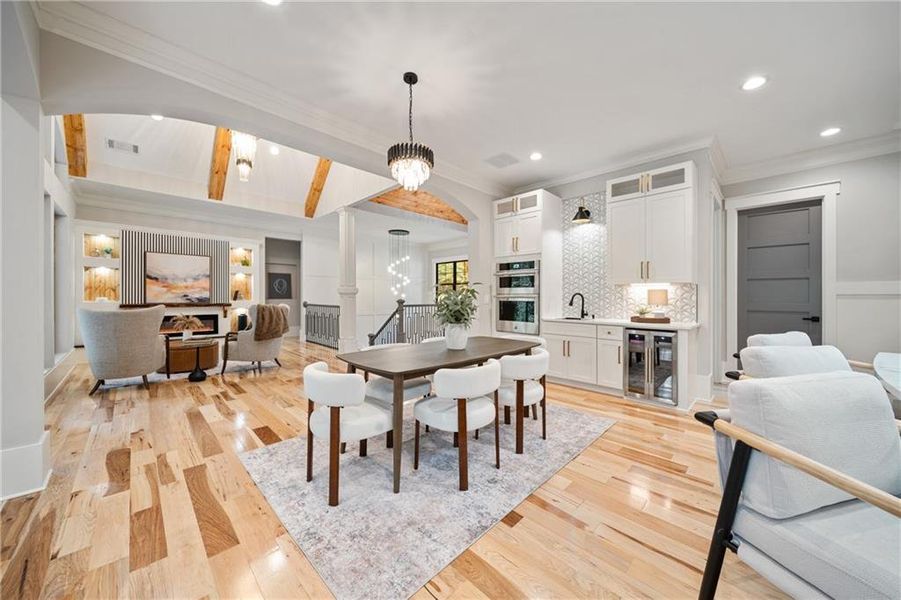Furnished interior view inside a new home in , Dawsonville (Image 16).