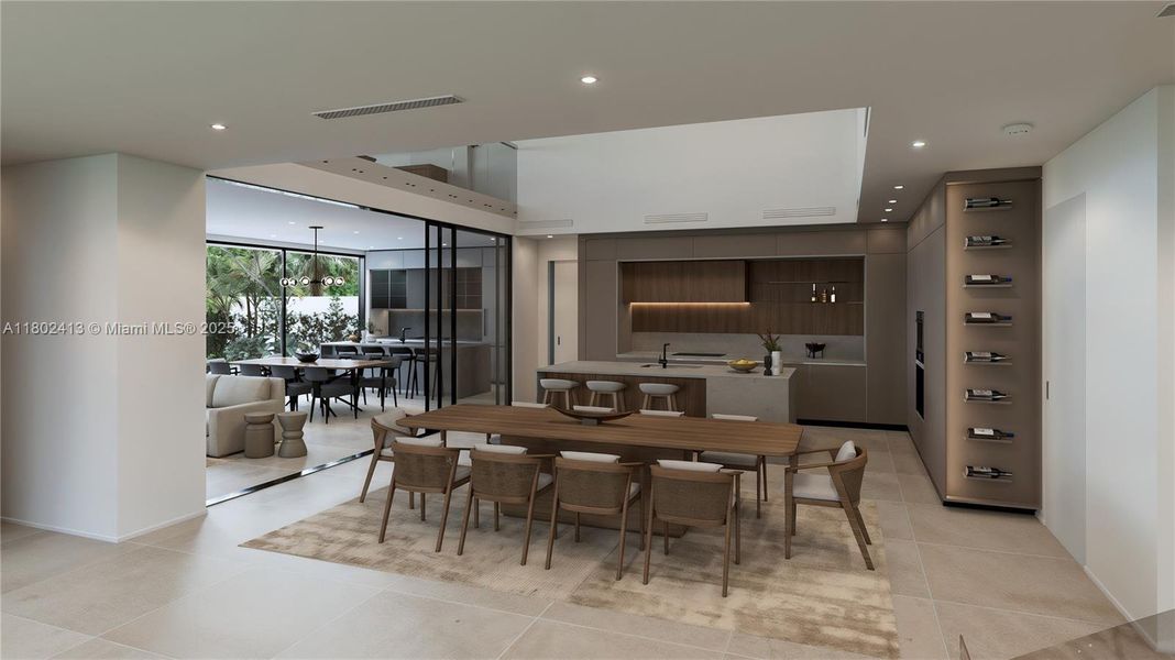 Furnished interior view inside a new home in , Miami (Image 12). Furnished interior view inside a new home in , Miami (Image 12).