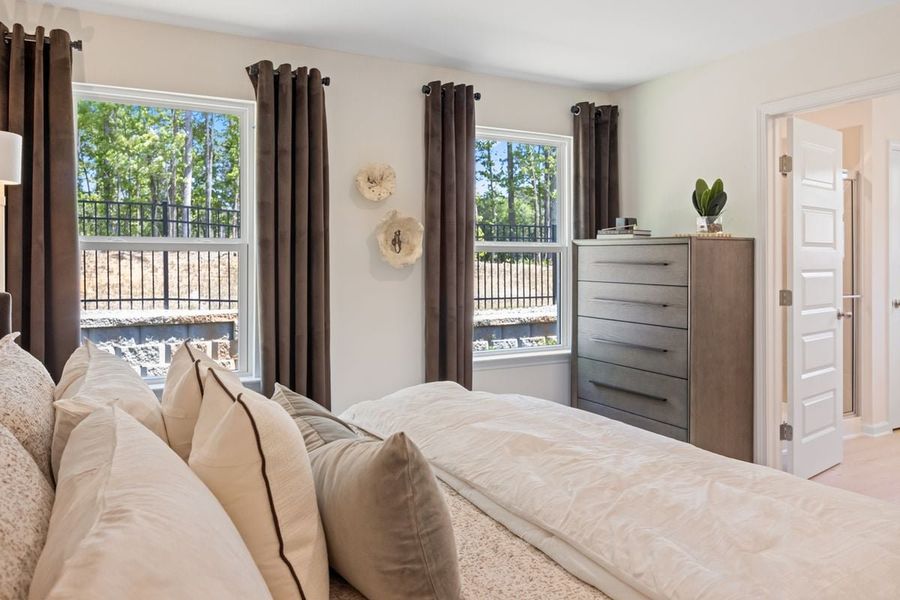 Representative furnished interior of a home built from the 1638 Modeled by KB Home in Jade Creek, Chapel Hill (Image 11). Representative furnished interior of a home built from the 1638 Modeled by KB Home in Jade Creek, Chapel Hill (Image 11).