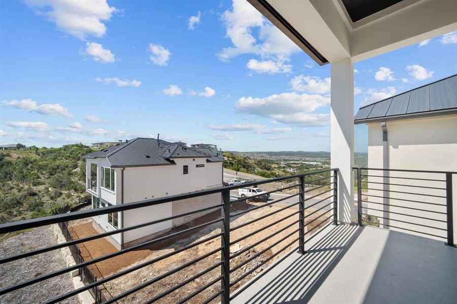 Covered Balcony View