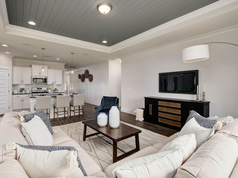 Representative furnished interior of a home built from the The Daphne E by Davidson Homes LLC in Bailey Park, Fayetteville (Image 18).
