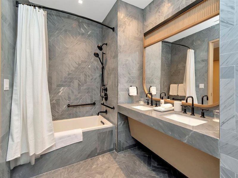 Furnished interior view inside a new home in , Tampa (Image 49).