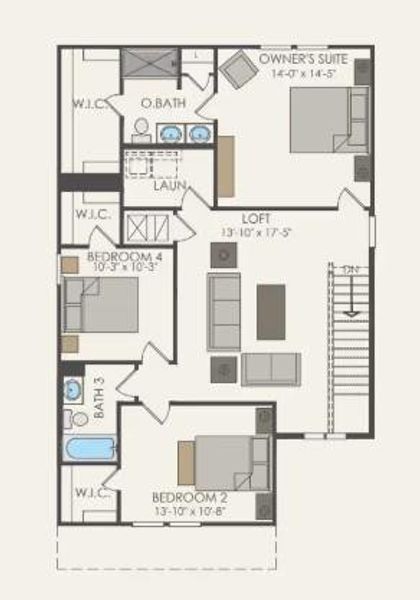 Pulte Homes, Coolidge floor plan