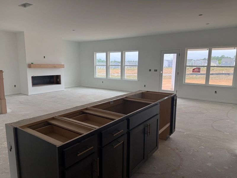 In-progress construction of a new home in The Point, Rolesville, NC (Image 18).