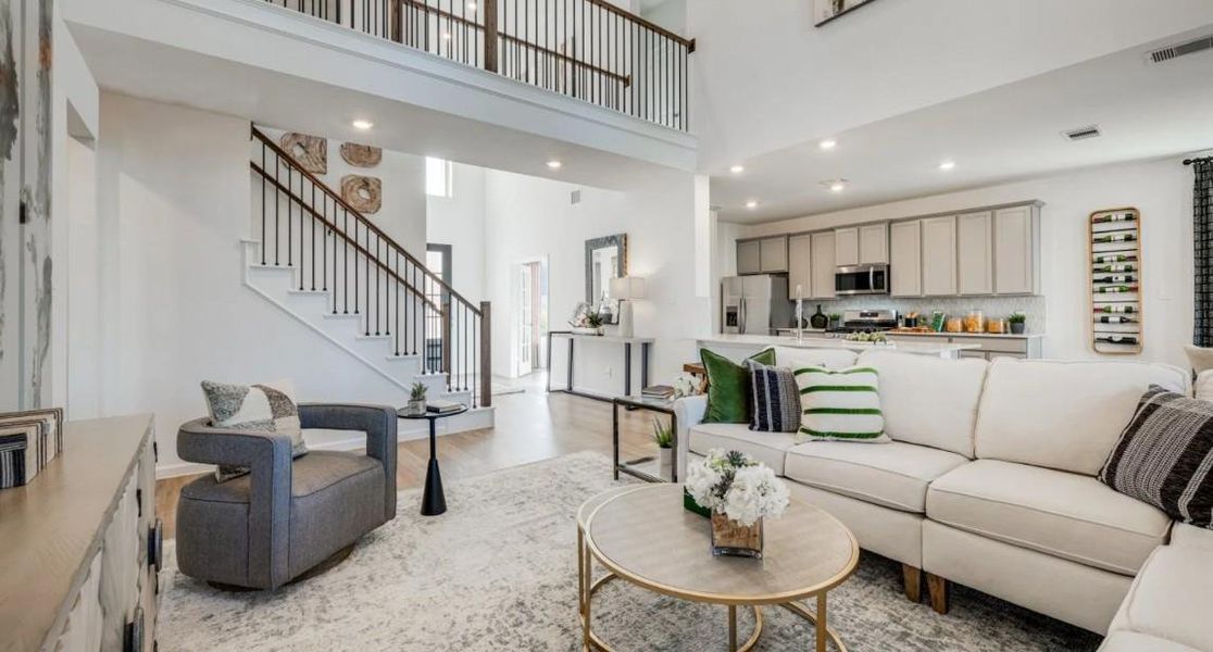 Furnished interior view inside a new home in Samara, League City (Image 21).