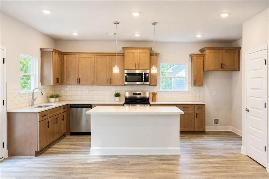 Furnished interior view inside a new home in Habersham Meadows, Demorest (Image 7).