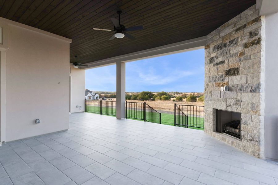 Exterior details and patio area of a home in Feathergrass, Florence (Image 37).