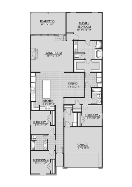 Anson IV J - Floor Plan - DSLD Homes Anson IV J - Floor Plan - DSLD Homes