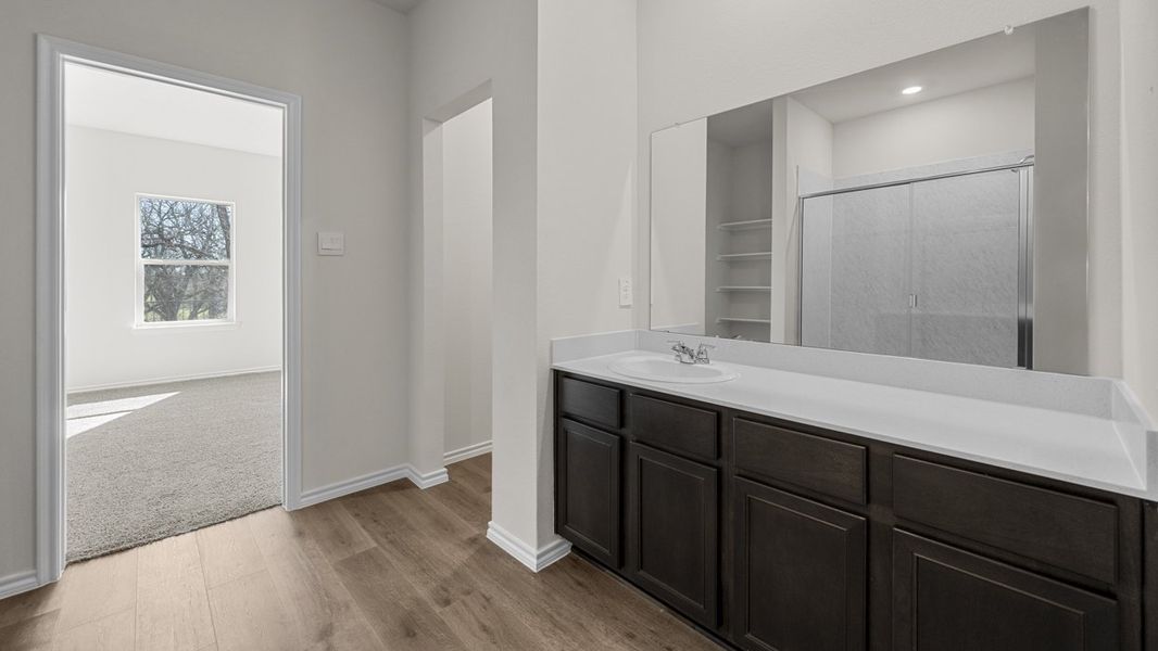 Furnished interior view inside a new home in Crane Crossing, Crandall (Image 9).