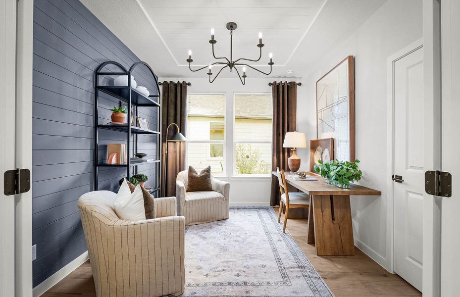 Representative furnished interior of a home built from the Prestige by Del Webb in Sun City Texas, Georgetown (Image 10).