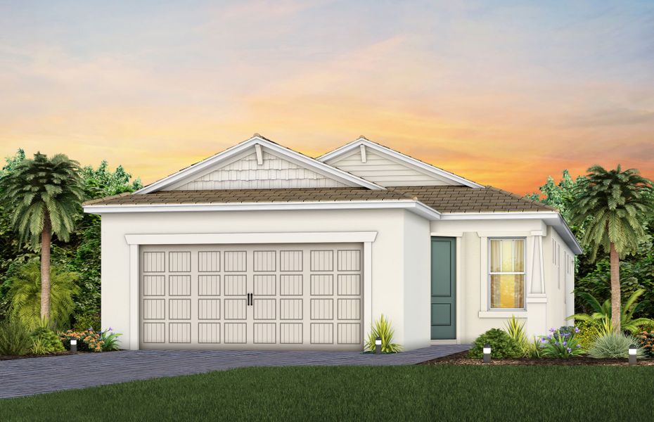Representative exterior photo of a completed home built from the Contour by Pulte Homes in SeaFlower, Bradenton, FL (Image 24). Representative exterior photo of a completed home built from the Contour by Pulte Homes in SeaFlower, Bradenton, FL (Image 24).