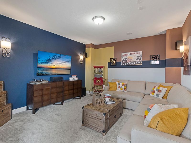 Representative furnished interior of a home built from the Middleton by Landon Homes in Lexington Frisco, Frisco (Image 21).