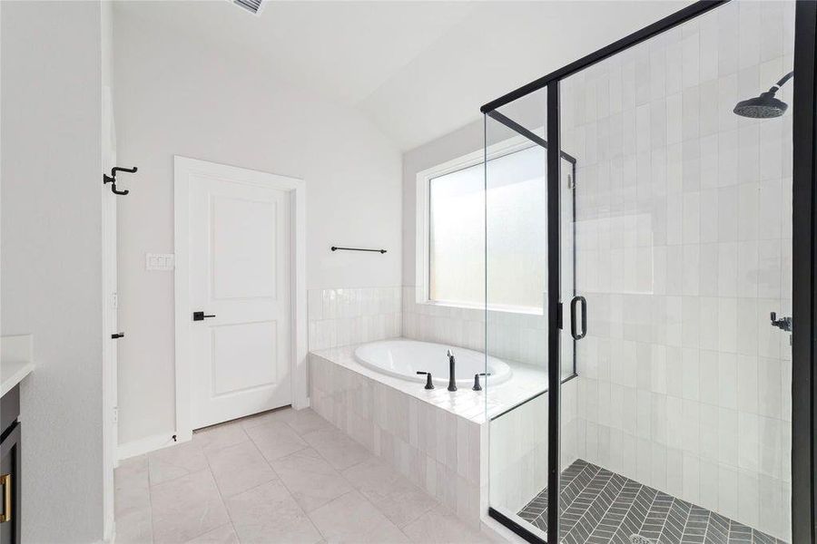 Furnished interior view inside a new home in Elyson 45' & 70', Katy (Image 9).