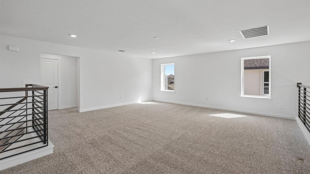 Spacious, unfurnished interior of a new home in Rosenbusch Ranch, Leander (Image 25). Spacious, unfurnished interior of a new home in Rosenbusch Ranch, Leander (Image 25).