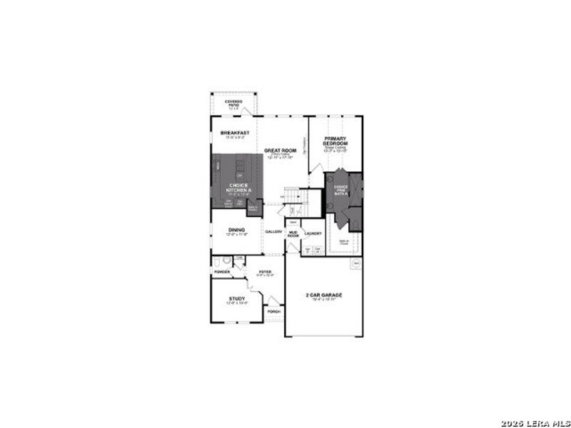 2D floor plan layout of this home in Venado Crossing, Cibolo, TX (Image 3). 2D floor plan layout of this home in Venado Crossing, Cibolo, TX (Image 3).