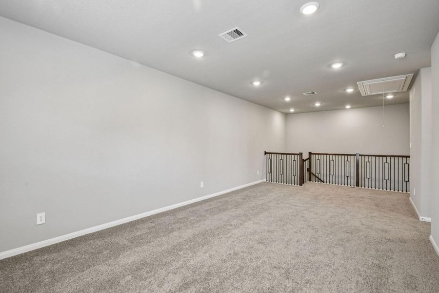 Spacious, unfurnished interior of a new home in Spring Brook Village - Luxe Series, Houston (Image 14).