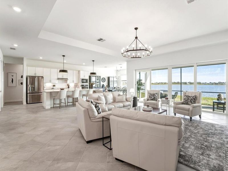 Furnished interior view inside a new home in , Englewood (Image 17).