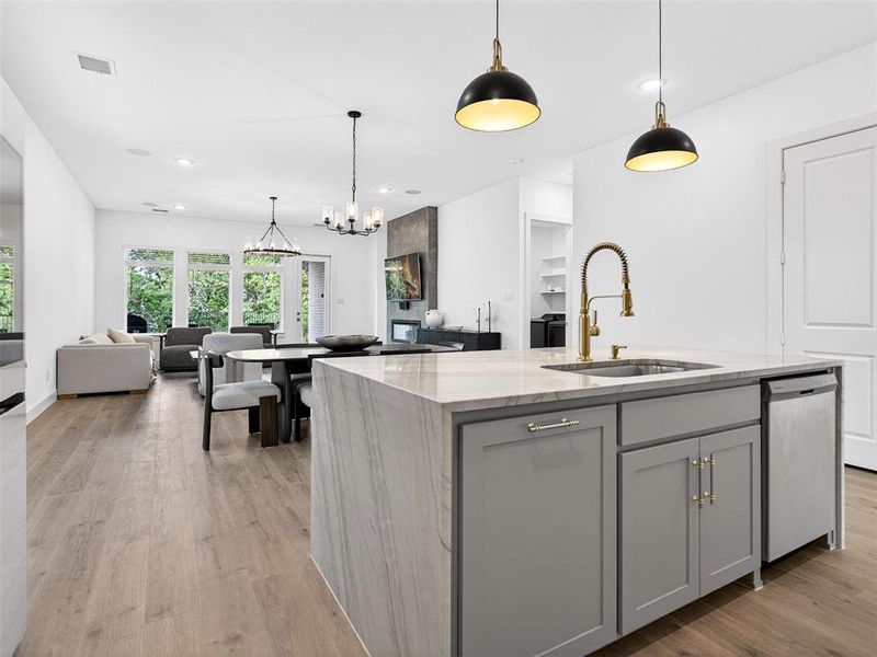 Furnished interior view inside a new home in , McKinney (Image 4).