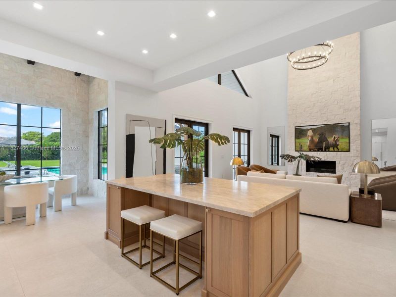 Furnished interior view inside a new home in , Miami (Image 7).