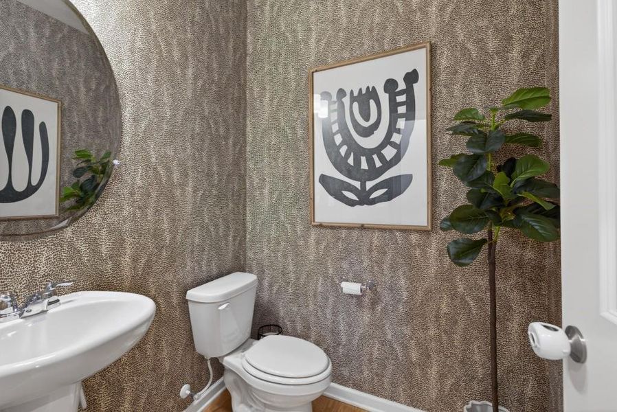 Furnished interior view inside a new home in Reunion, Flowery Branch (Image 62).