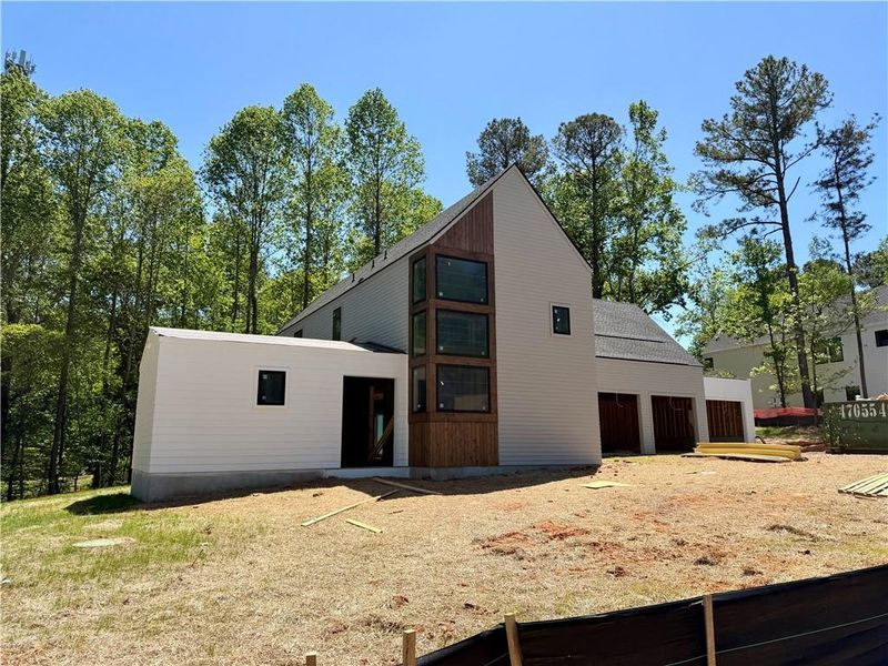 In-progress construction of a new home in Aster, Roswell, GA (Image 52).