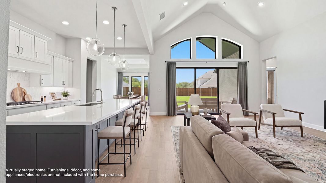 Furnished interior view inside a new home in Sonoma Verde, McLendon-Chisholm (Image 5).