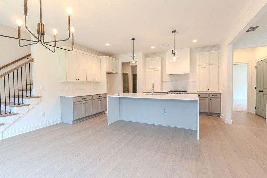 Furnished interior view inside a new home in , Hoschton (Image 7).