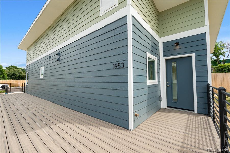 Front exterior of a new home in , Aurora, CO, highlighting curb appeal (Image 14).