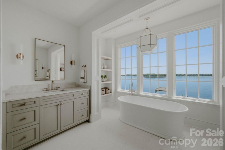Furnished interior view inside a new home in , Denver (Image 10).