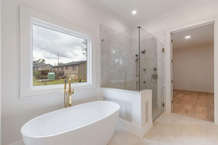 Furnished interior view inside a new home in , Canton (Image 17).