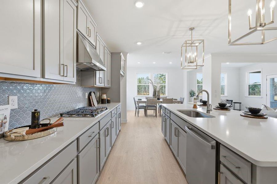 Furnished interior view inside a new home in Auburn Glen, Dacula (Image 35).
