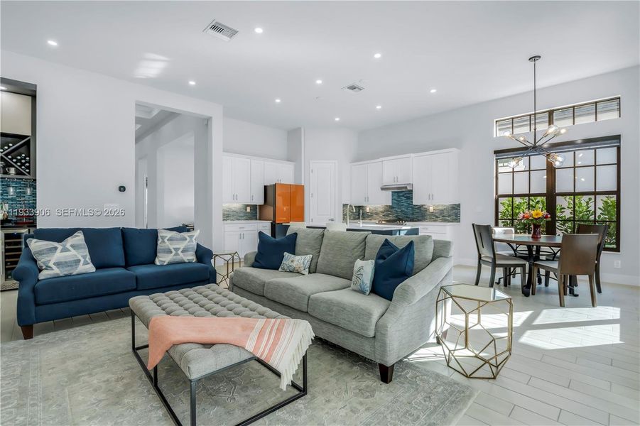 Furnished interior view inside a new home in , Parkland (Image 11).