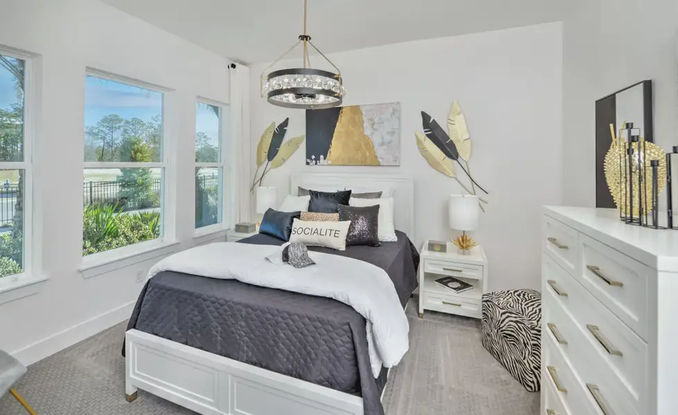 Furnished interior view inside a new home in Woodhaven, Port Orange (Image 5).