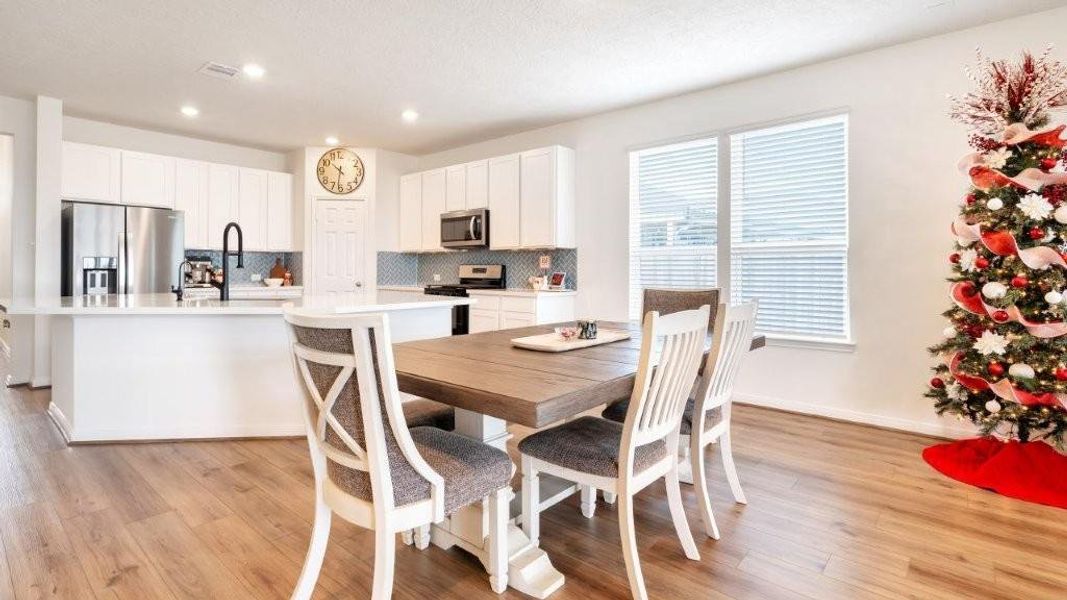 Furnished interior view inside a new home in , Alvin (Image 10).