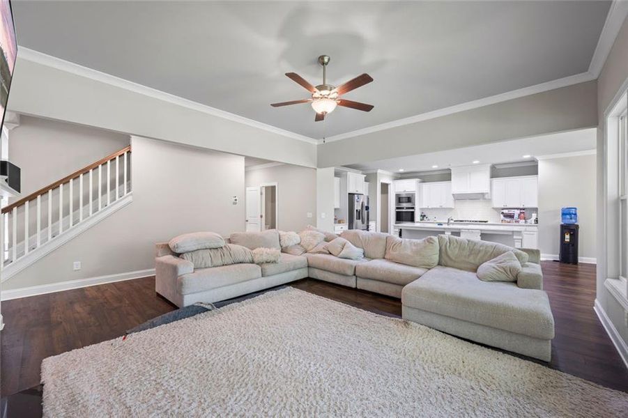 Furnished interior view inside a new home in , Hoschton (Image 34). Furnished interior view inside a new home in , Hoschton (Image 34).