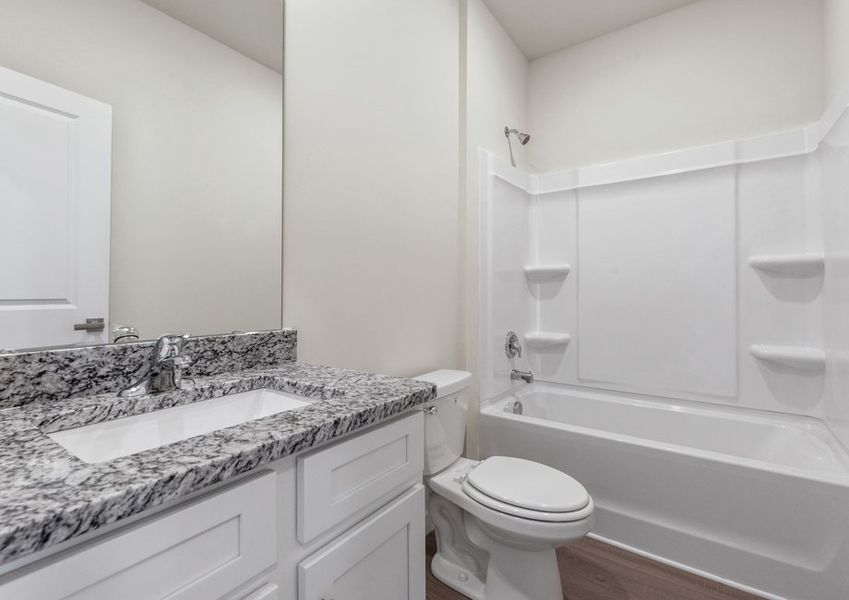 Secondary bathroom