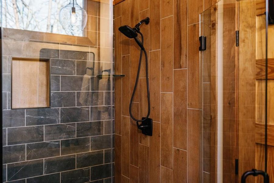 Close-up of interior finishes inside a home in , Mineral Bluff (Image 18).
