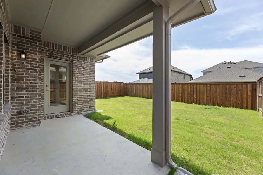Representative exterior details of a home built from the Archer by Pacesetter Homes in The Reserve at Spiritas Ranch, Little Elm (Image 3). Representative exterior details of a home built from the Archer by Pacesetter Homes in The Reserve at Spiritas Ranch, Little Elm (Image 3).