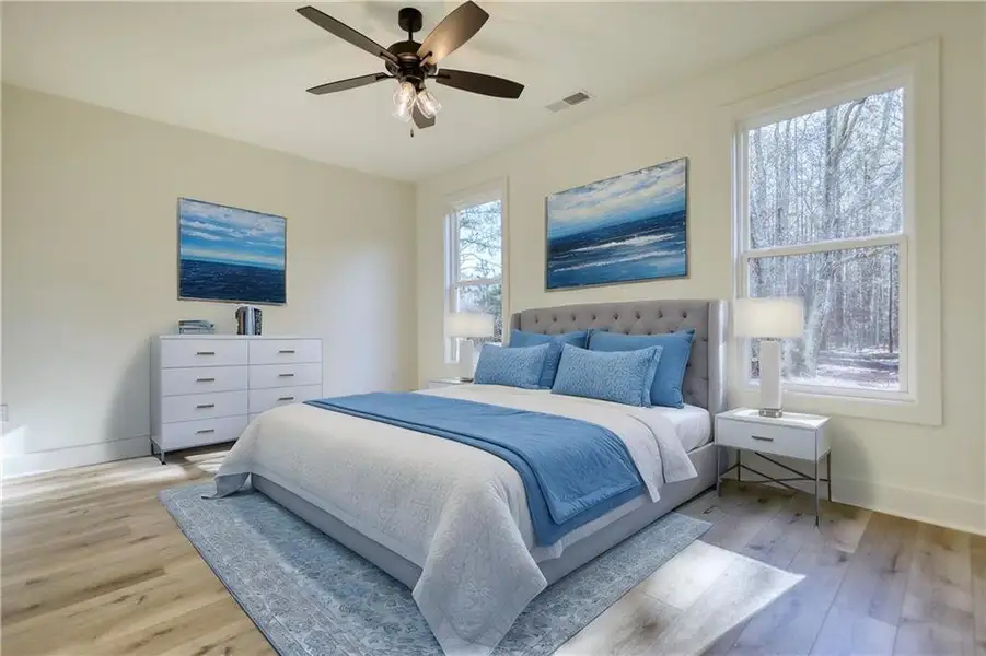 Furnished interior view inside a new home in , Mansfield (Image 13).