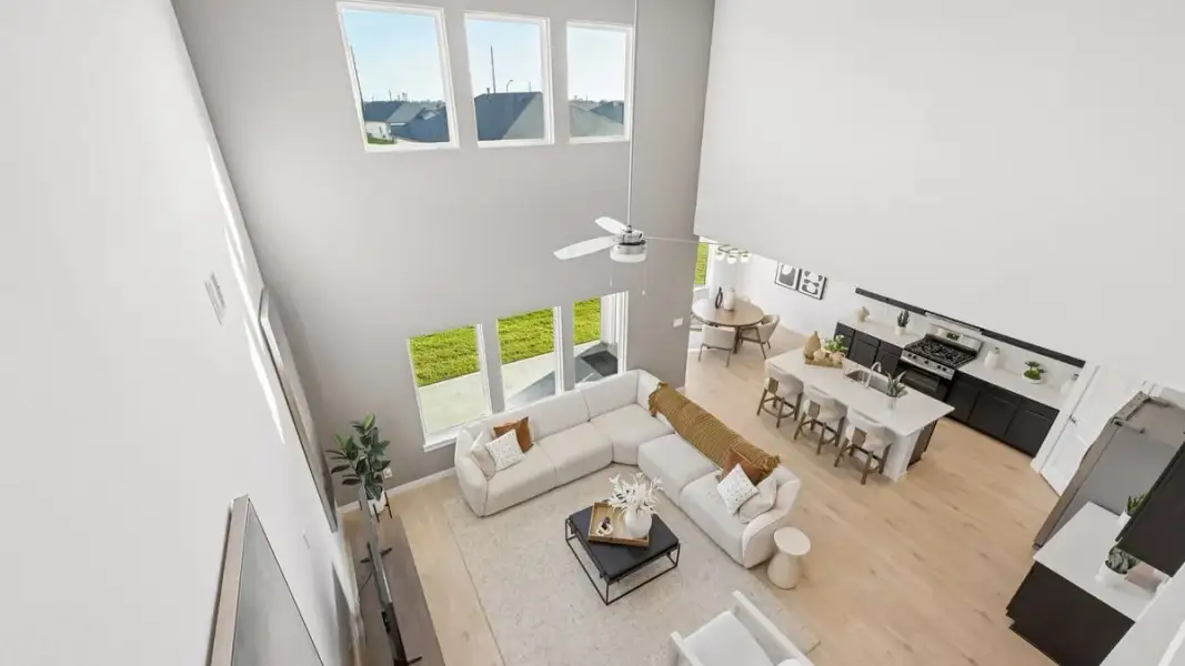 Furnished interior view inside a new home in Evergreen, Rosenberg (Image 7).