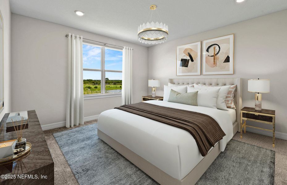 Furnished interior view inside a new home in The Preserve at Bannon Lakes, St. Augustine (Image 4).