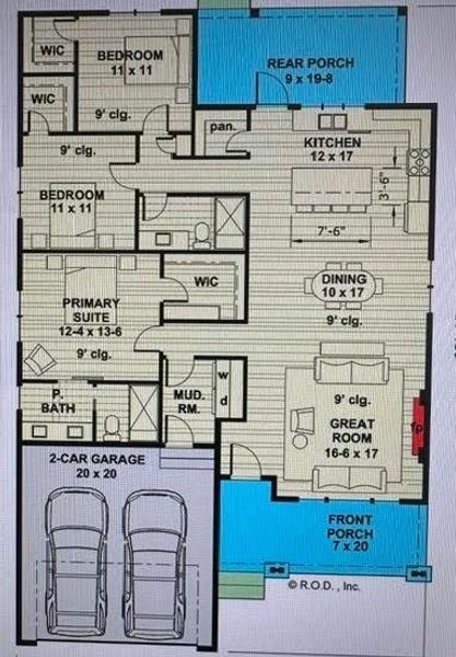 2D floor plan layout of this home in , Calhoun, GA (Image 2). 2D floor plan layout of this home in , Calhoun, GA (Image 2).