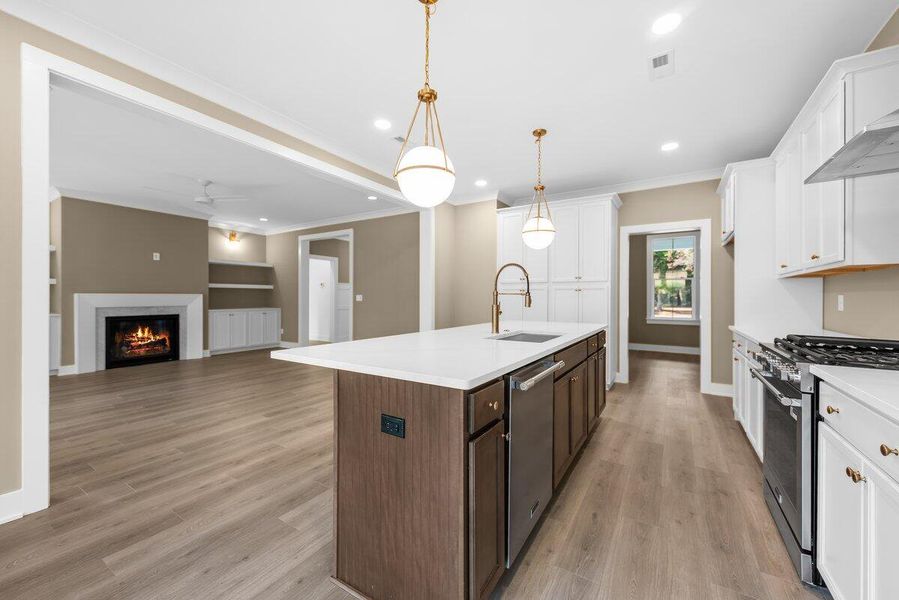 Furnished interior view inside a new home in , Awendaw (Image 12).